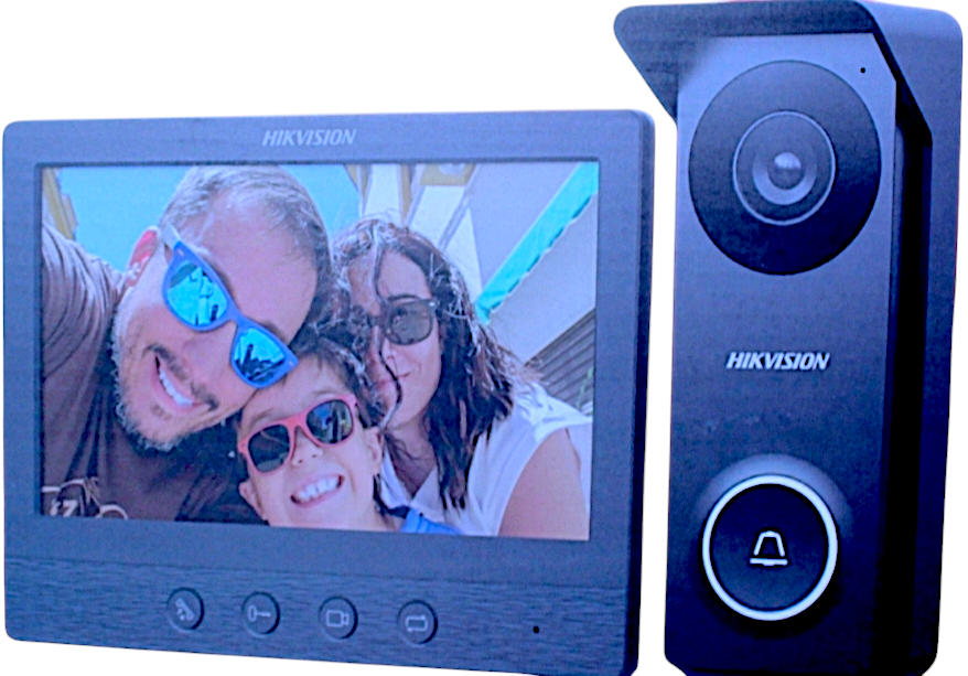HikVision 4 Wire HD Kits Intercom System, 7" LCD TFT Screen