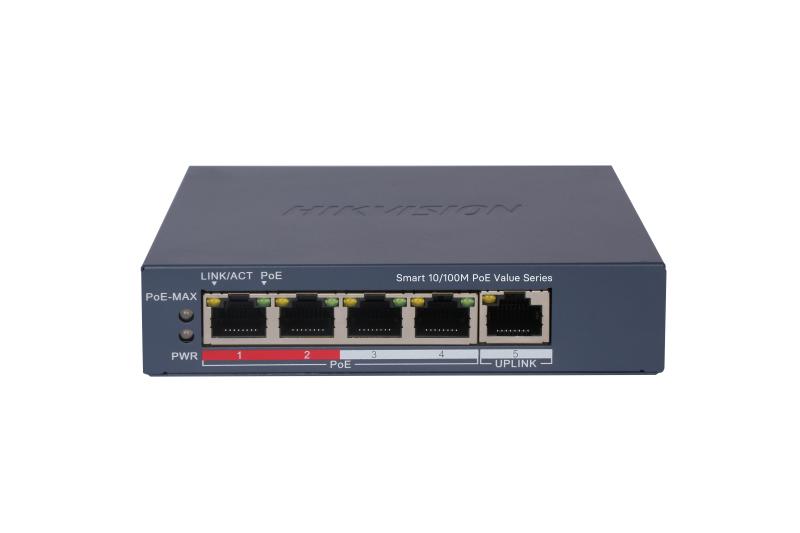 4 Port Fast Ethernet Smart POE Switch - DS-3E1105P-EIM(4PORT)