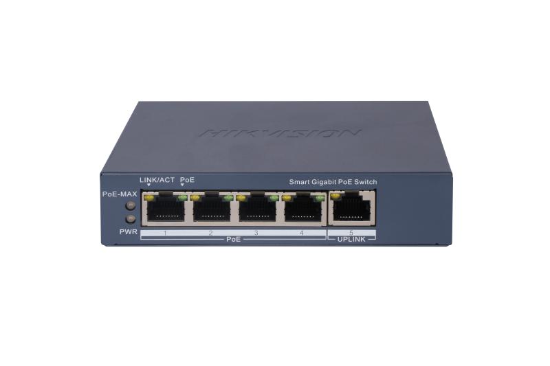 4 Port Gigabit Smart POE Switch - DS-3E1505P-EIM(4PORT)