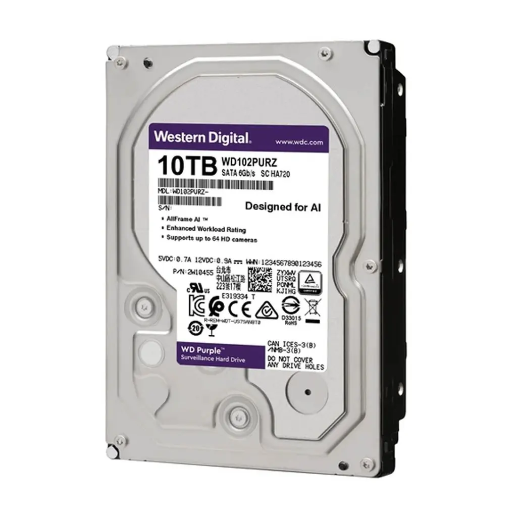 HDD WD Hikvision WD102PURX-78